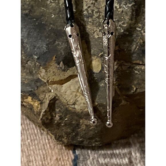 Western Southwest Lariat Indian Bolo Tie necklace men women CHIEF HEADDRESS SUN - Picture 4 of 6